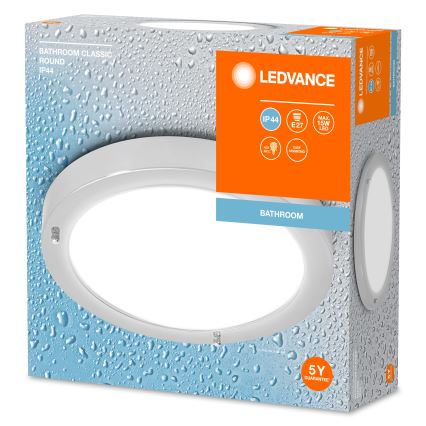 Ledvance - Badkamer plafondlamp BATHROOM CLASSIC 1xE27/15W/230V IP44