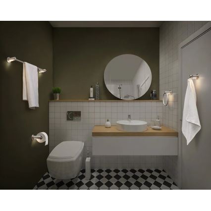 Ledvance - Badkamer wand hanger met LED achtergrondverlichting IP44 3xAAA