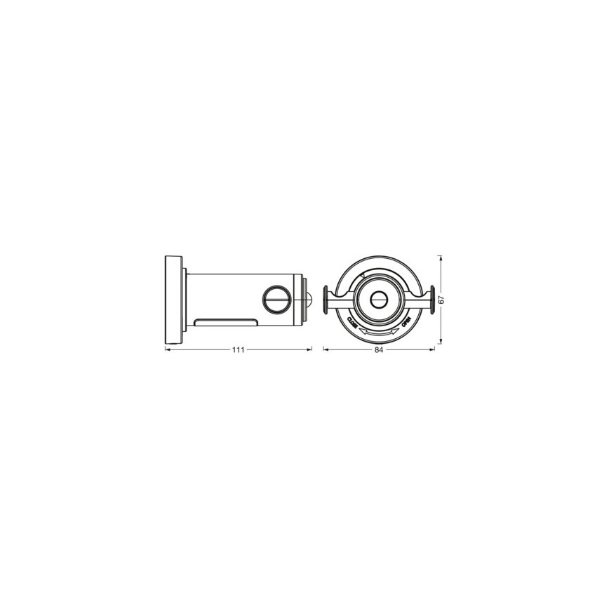 Ledvance - Badkamer wand hanger met LED achtergrondverlichting IP44 3xAAA