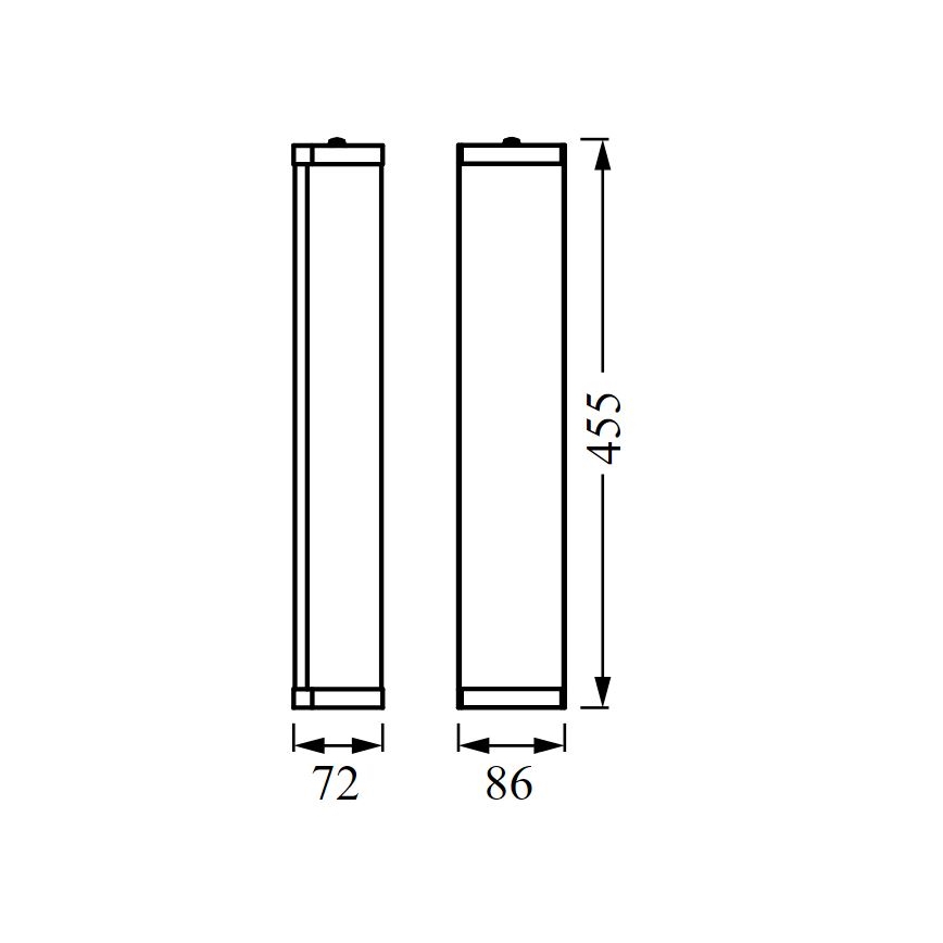 Ledvance - Badkamer wandlamp BATHROOM CLASSIC 3xE14/12W/230V IP44