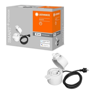 Ledvance - Buiten slim stopcontact SMART+ PLUG SCHUKO 3680W IP44 Wi-Fi
