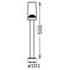 Ledvance - Buitenlamp AMBER 1xE27/20W/230V IP44