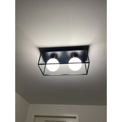 Ledvance - Buitenwandlamp DECOR SQUARE 2xG9/28W/230V IP44