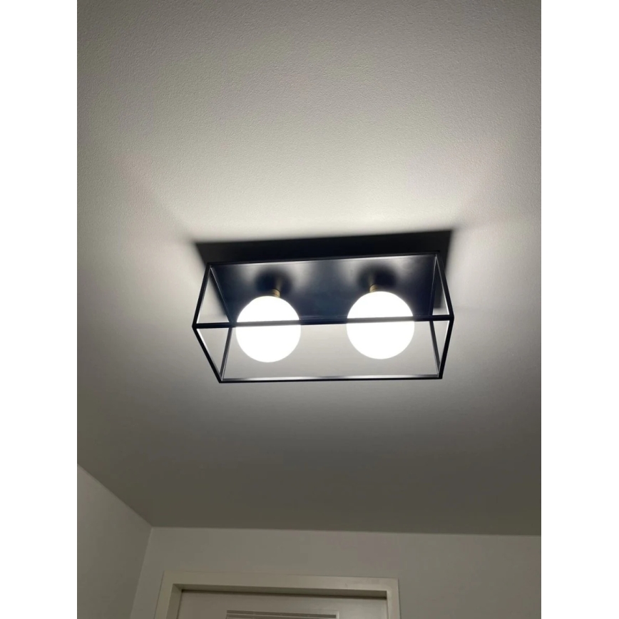 Ledvance - Buitenwandlamp DECOR SQUARE 2xG9/28W/230V IP44