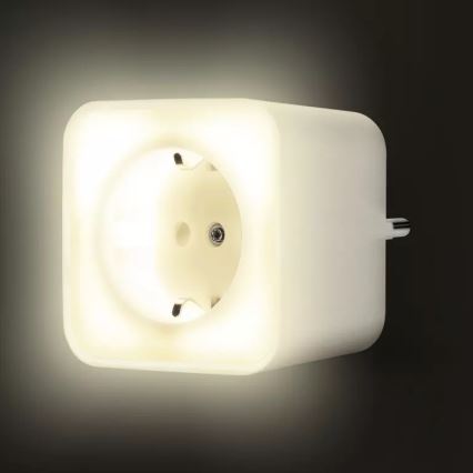 Ledvance - Dimbaar Slim LED Stopcontact met Verlichting SMART+ PLUG 3680W Wi-Fi