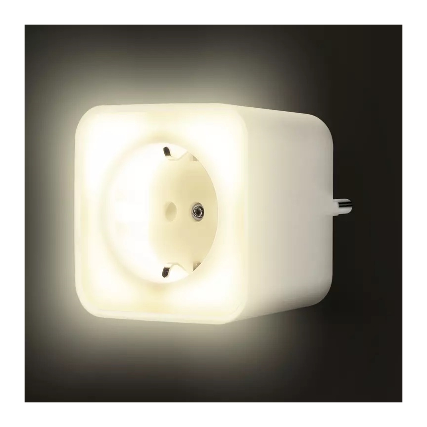 Ledvance - Dimbaar Slim LED Stopcontact met Verlichting SMART+ PLUG 3680W Wi-Fi