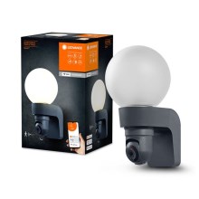 Ledvance - Dimbare lamp voor buiten met sensor en camera SMART+ 1xE27/15W/230V IP44 Wi-Fi