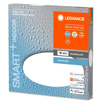 Ledvance - Dimbare LED Badkamer Lamp SMART+ DISC LED/25W/230V 3000-6500K Wi-Fi IP44