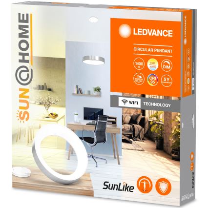 Ledvance - Dimbare LED Hanglamp aan een koord SUN@HOME CIRCULAR LED/18,5W/230V Wi-Fi