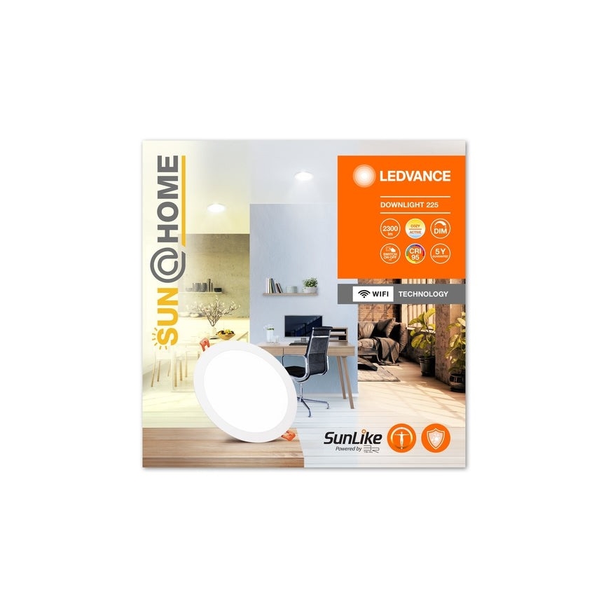 Ledvance - Dimbare LED Inbouw Lamp SUN@HOME LED/22W/230V 2200-5000 CRI 95 Wi-Fi