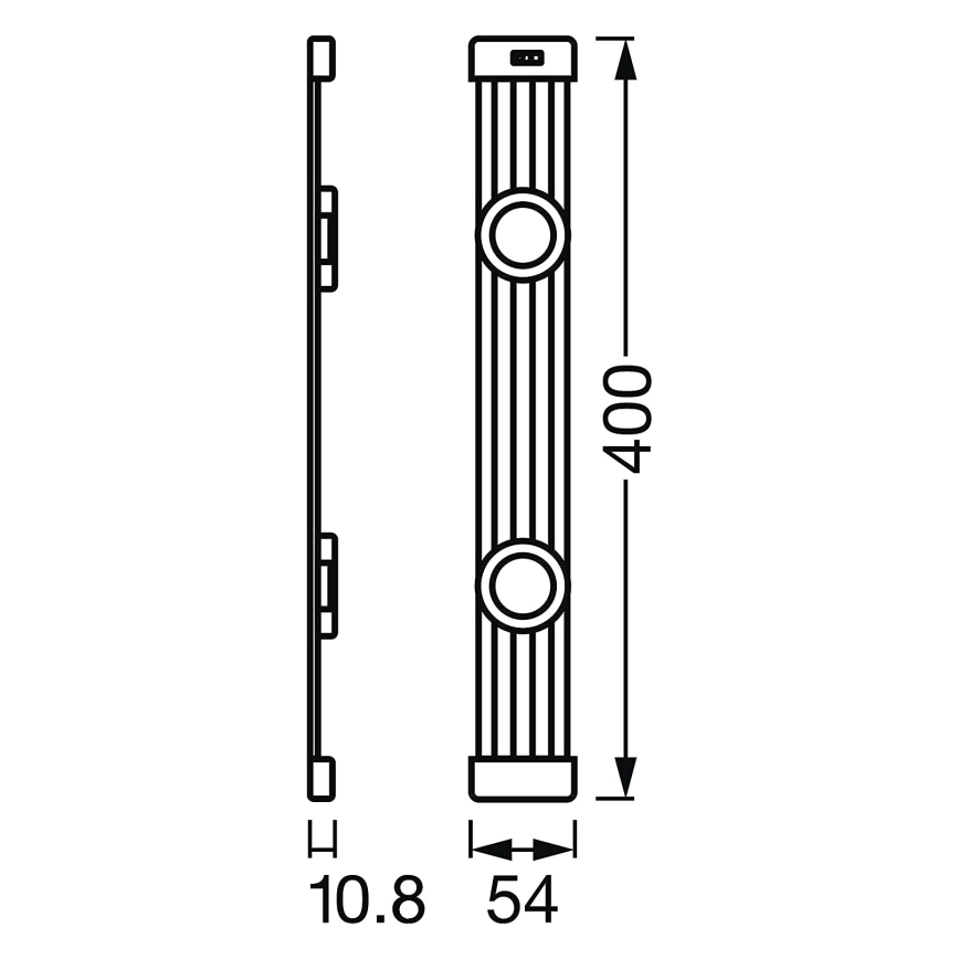 Ledvance - Dimbare LED Meubel Verlichting met Sensor LINEAR 2xLED/3,5W/230V