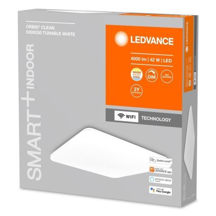 Ledvance - Dimbare LED Plafond Lamp SMART+ CLEAM LED/42W/230V 300-6500K Wi-Fi