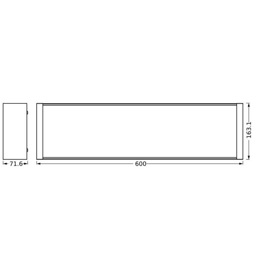 Ledvance - Dimbare LED plafondlamp OFFICE LINE LED/20W/230V 60 cm + afstandsbediening