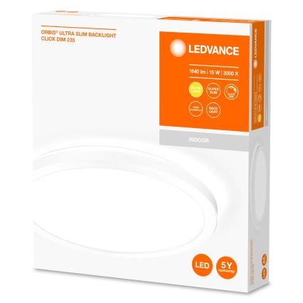 Ledvance - Dimbare LED Plafondlamp ORBIS LED/15W/230V wit