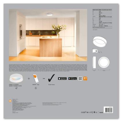 Ledvance - Dimbaar LED-armatuur SMART+ CYLINDER LED/26W/230V 3000K-6500K Wi-Fi