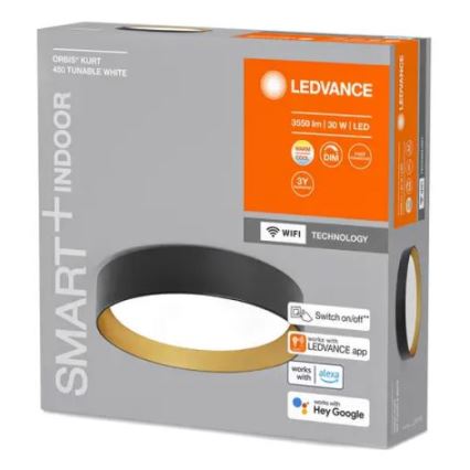 Ledvance - Dimbare LED Plafondlamp SMART+ KURT LED/30W/230V 2700-6500K Wi-Fi