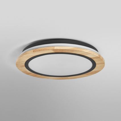Ledvance - Dimbare LED plafondlamp SMART+ ORBIS WOOD LED/24W/230V 2700-6500K eiken Wi-Fi