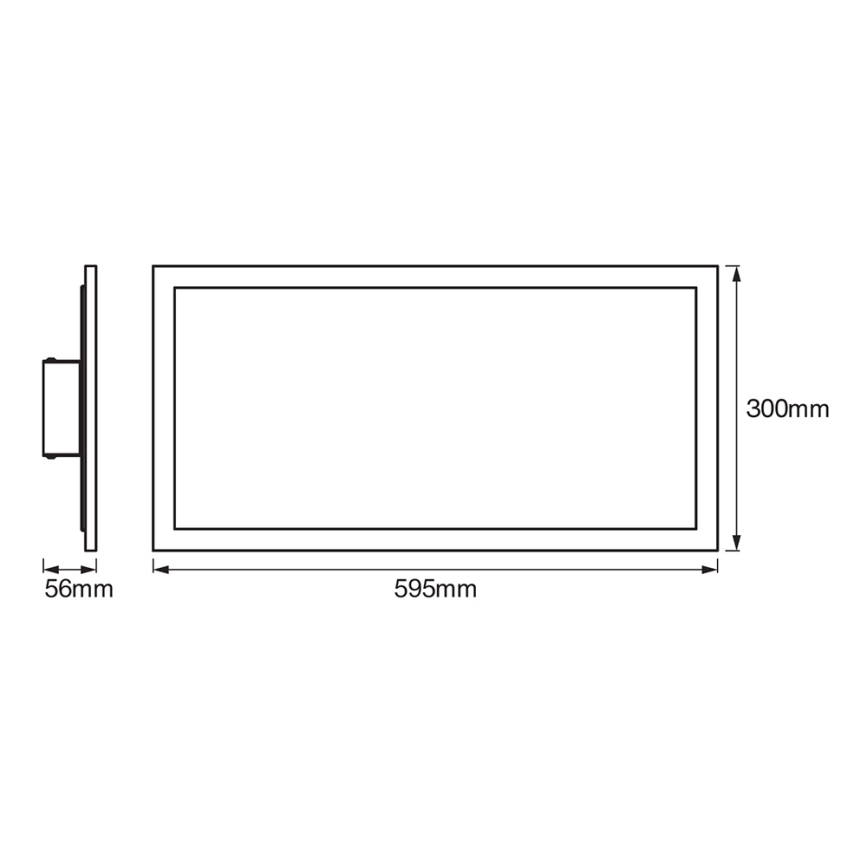 Ledvance - LED Dimbare plafondarmatuur SMART+ PLANON LED/22W/230V 30x60 cm Wi-Fi