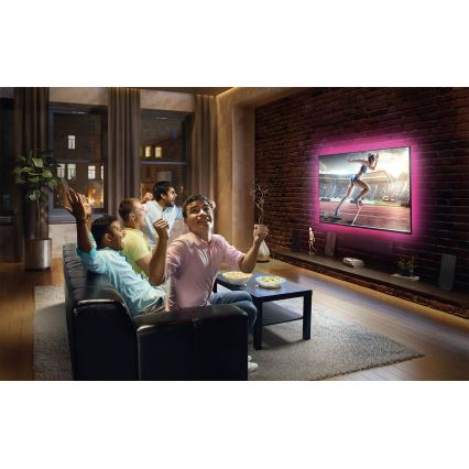 Ledvance - Dimbare RGB LED-strip FLEX TV MOOD 1 m LED/4 W/5 V + afstandsbediening