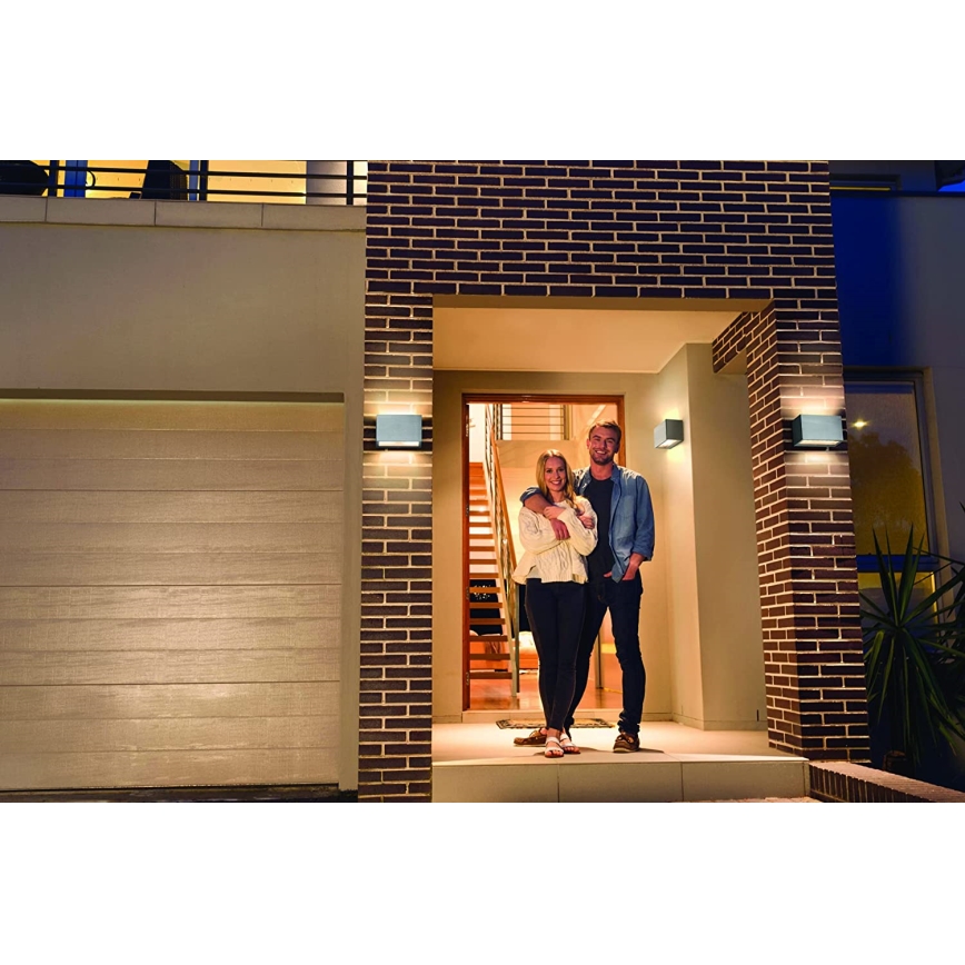 Ledvance - Dimbare LED RGBW Wand Lamp voor Buiten SMART+ BRICK LED/14W/230V Wi-Fi IP44