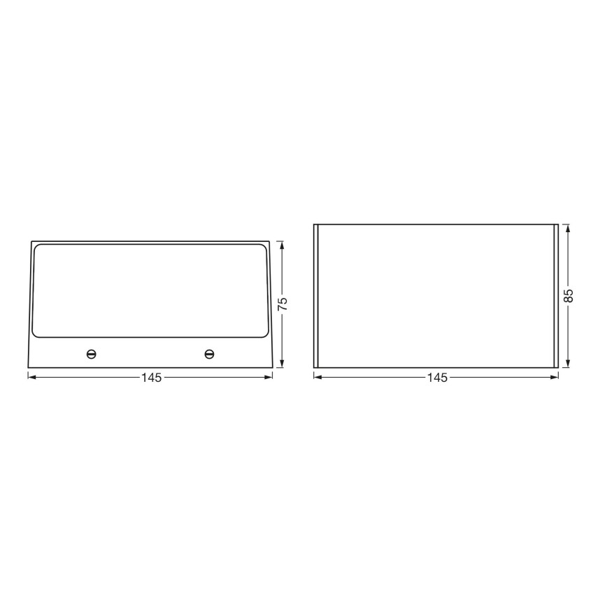 Ledvance - Dimbare LED RGBW Wand Lamp voor Buiten SMART+ BRICK LED/14W/230V Wi-Fi IP44