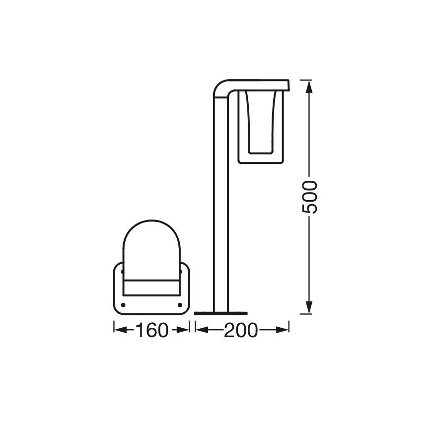 Ledvance - Dimbare LED RGBW Lamp voor Buiten CASCADE LED/10W/230V IP44 Wi-Fi