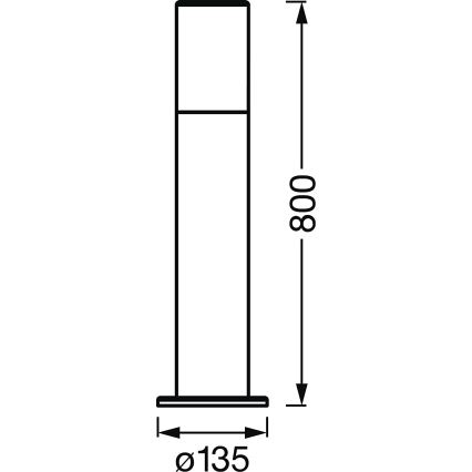 Ledvance - Dimbare LED RGBW Lamp voor Buiten SMART+ PIPE LED/10W/230V Wi-Fi IP44