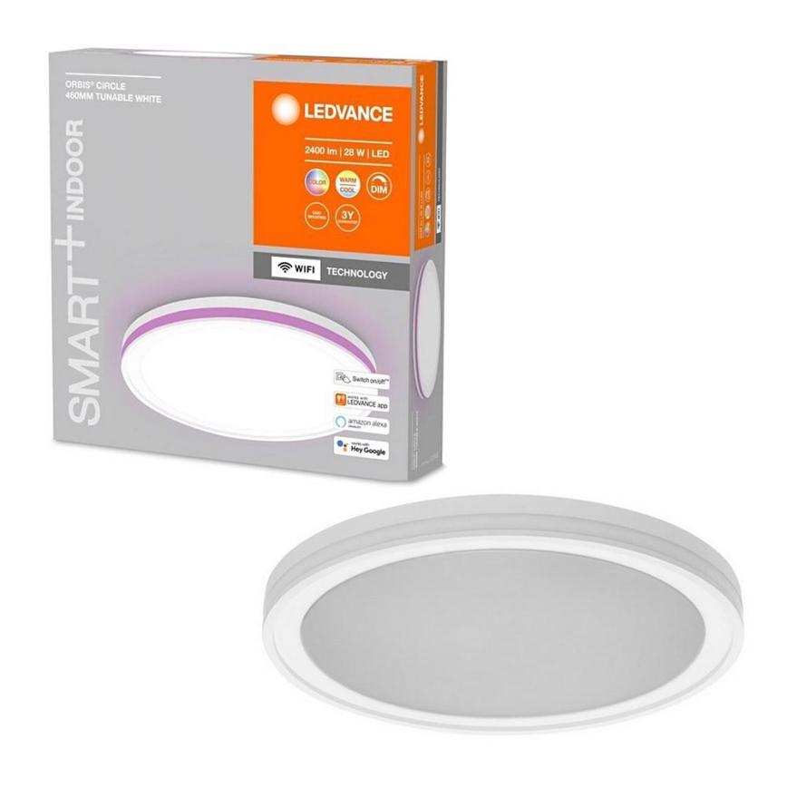 Ledvance - Dimbare LED RGBW Plafond Lamp SMART+ CIRCLE LED/28W/230V 3000-6500K Wi-Fi