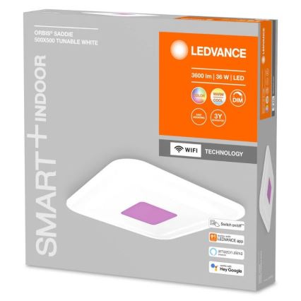 Ledvance - Dimbare LED RGBW Plafond Lamp SMART+ ORBIS LED/32W/230V Wi-Fi