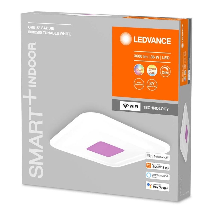 Ledvance - Dimbare LED RGBW Plafond Lamp SMART+ ORBIS LED/32W/230V Wi-Fi