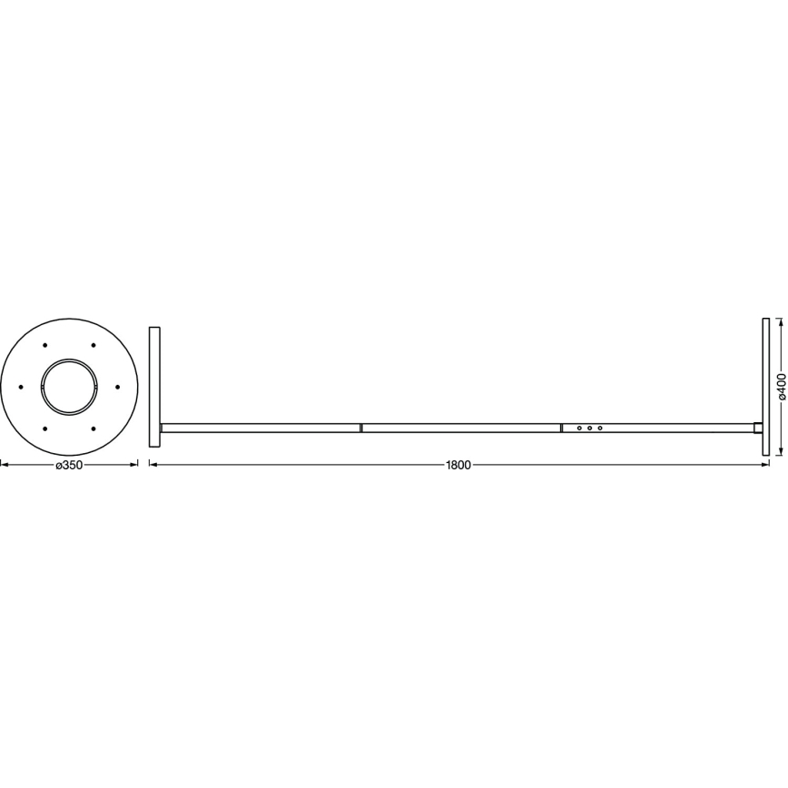 Ledvance - LED Dimbare Vloerlamp SUN@HOME LED/36W/230V 2200-5000K CRI 95 Wi-Fi
