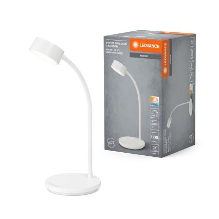 Ledvance - Dimbare bureaulamp met aanraakbediening OFFICE LED/4,8W/5V 3000-6500K wit