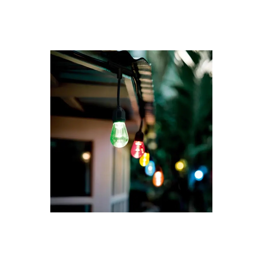 Ledvance - Dimbare LED RGBW Lichtketting voor Buiten SMART+ STRING 12xLED/0,37W/230V IP44 Wi-Fi