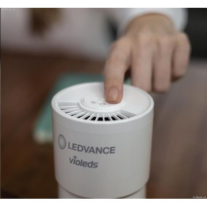 Ledvance - Draagbare luchtreiniger met HEPA-filter PURIFIER UVC / 4,5W / 5V USB