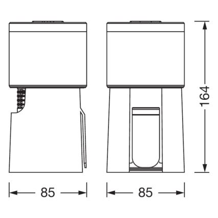 Ledvance - Draagbare luchtreiniger met HEPA-filter PURIFIER UVC / 4,5W / 5V USB