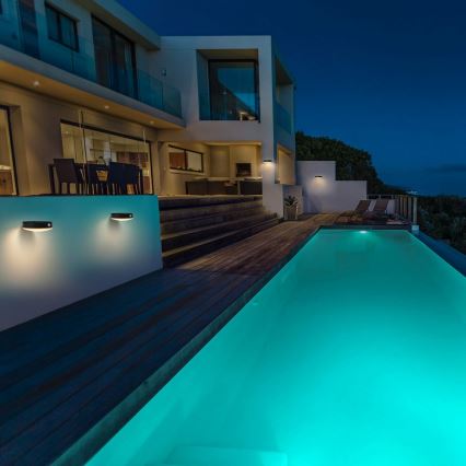 Ledvance - LED Solar Wandlamp met bewegings- en schemersensor ENDURA STYLE LED/6W/3,7V 1420 mAh IP44