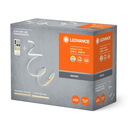 Ledvance - LED dimbare FLEX COB-strip 1,5m LED/13W/230V 2700-6500K + afstandsbediening