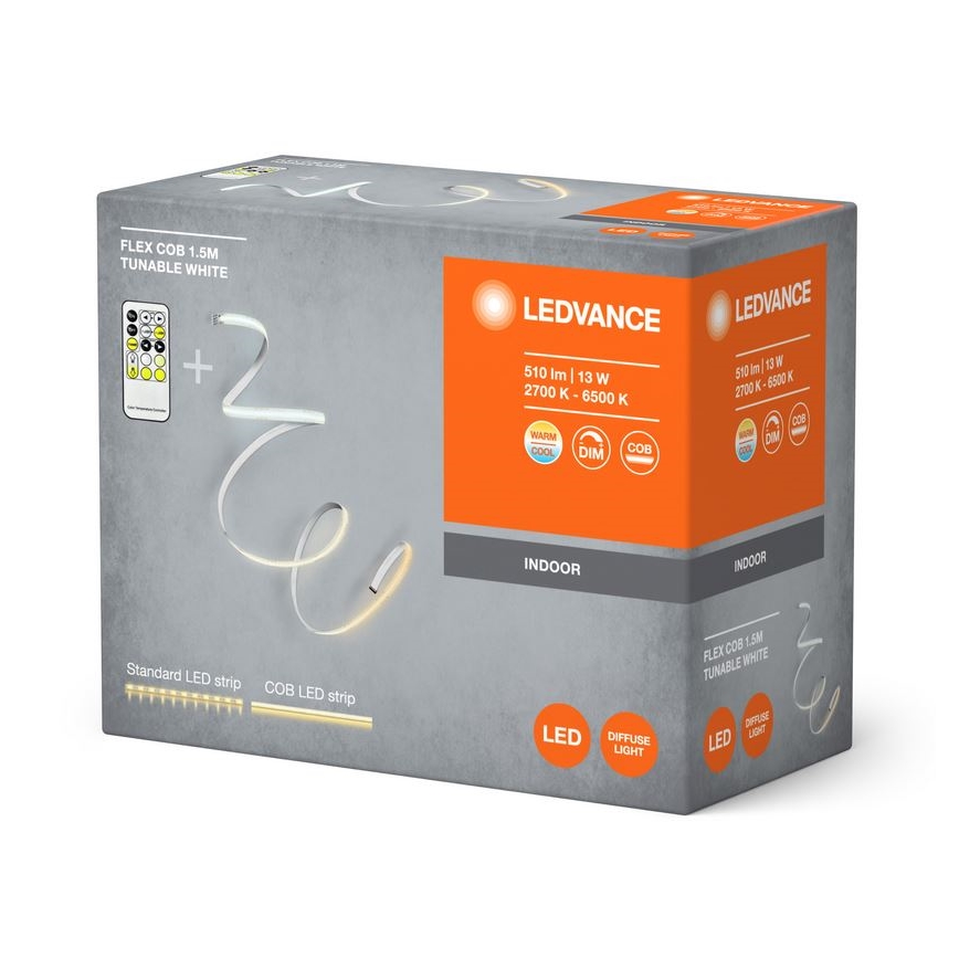 Ledvance - LED dimbare FLEX COB-strip 1,5m LED/13W/230V 2700-6500K + afstandsbediening