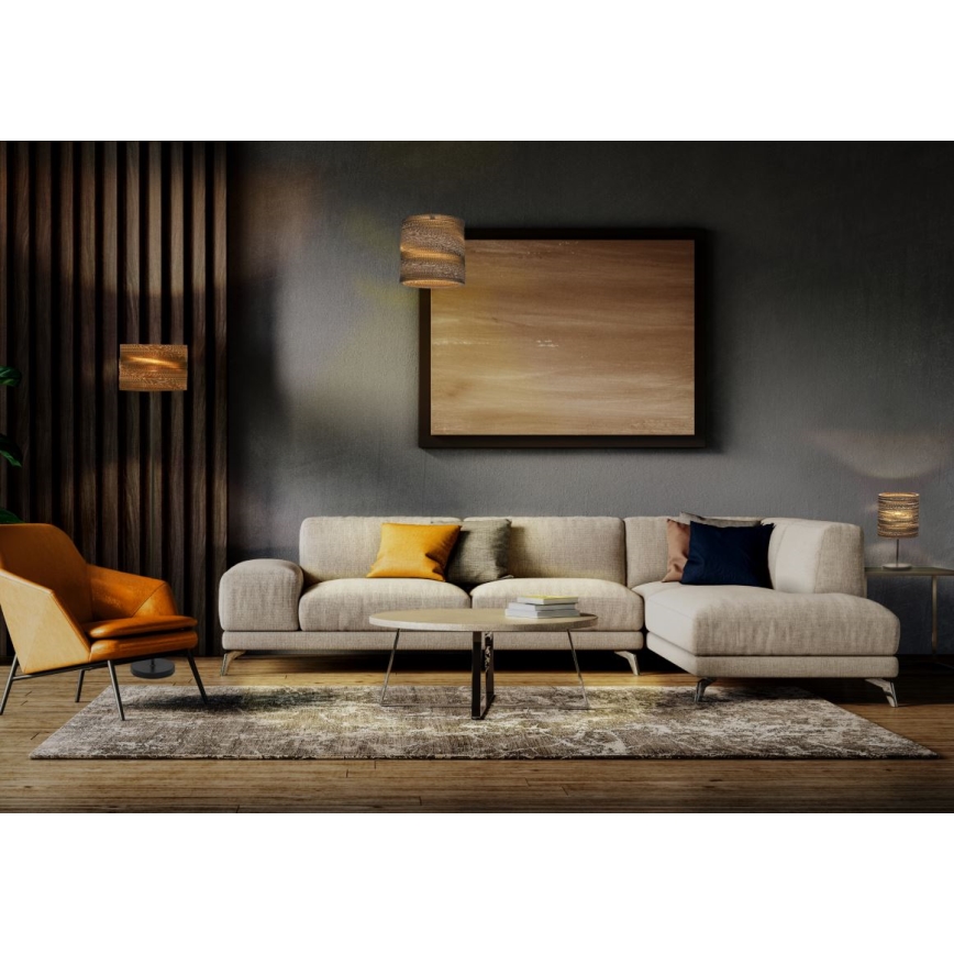 Ledvance - Hanglamp aan een koord DECOR CARDBOARD 1xE27/15W/230V diameter 25 cm