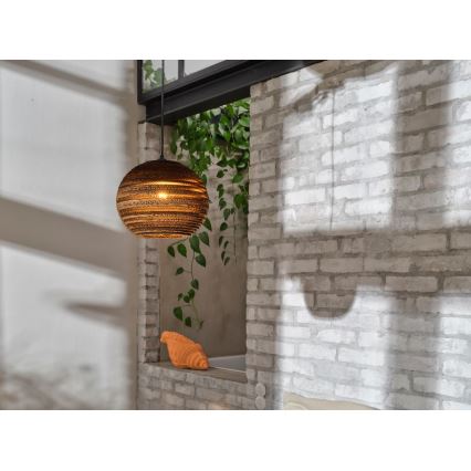 Ledvance - Hanglamp aan een koord DECOR CARDBOARD 1xE27/15W/230V diameter 26 cm