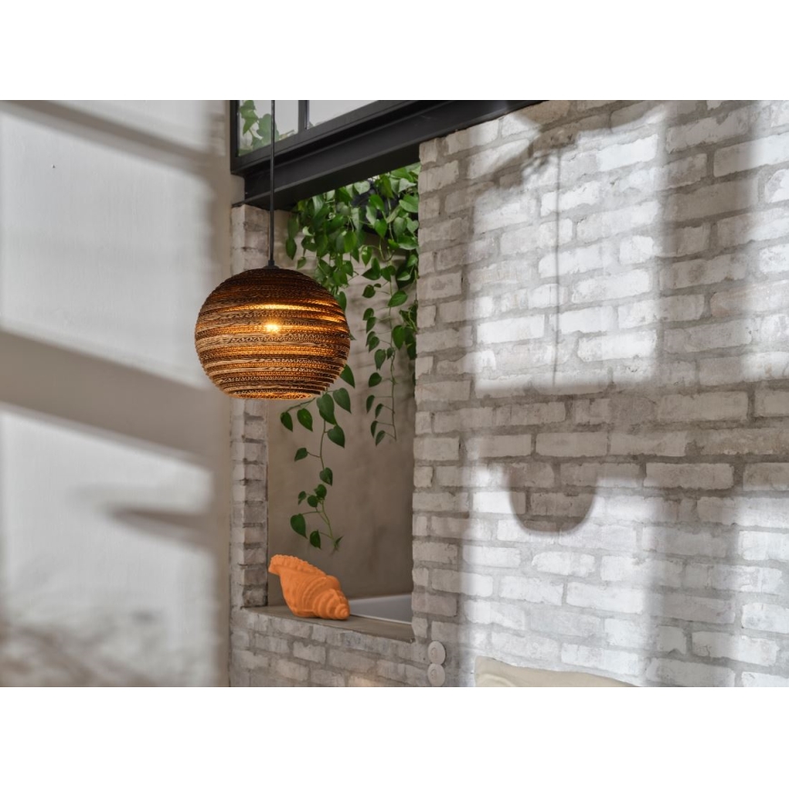 Ledvance - Hanglamp aan een koord DECOR CARDBOARD 1xE27/15W/230V diameter 26 cm