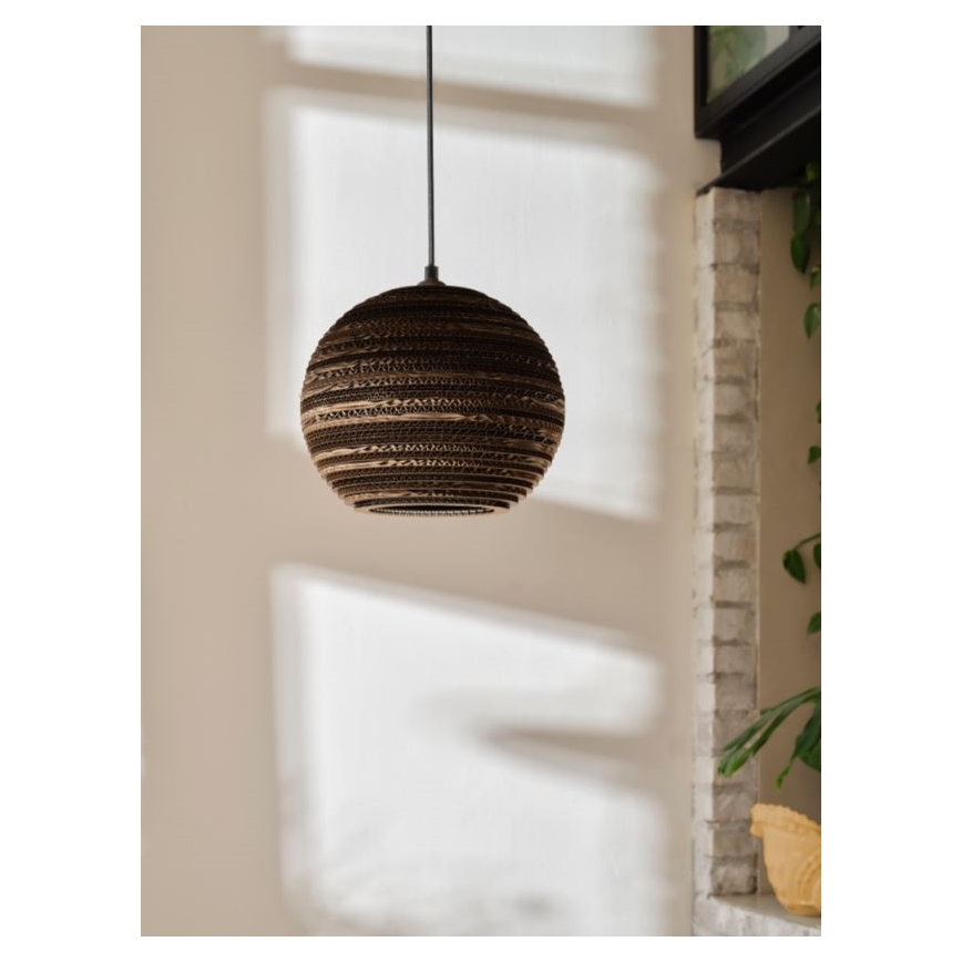 Ledvance - Hanglamp aan een koord DECOR CARDBOARD 1xE27/15W/230V diameter 26 cm