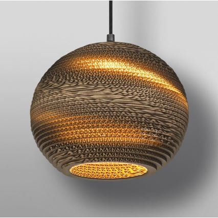 Ledvance - Hanglamp aan een koord DECOR CARDBOARD 1xE27/15W/230V diameter 26 cm