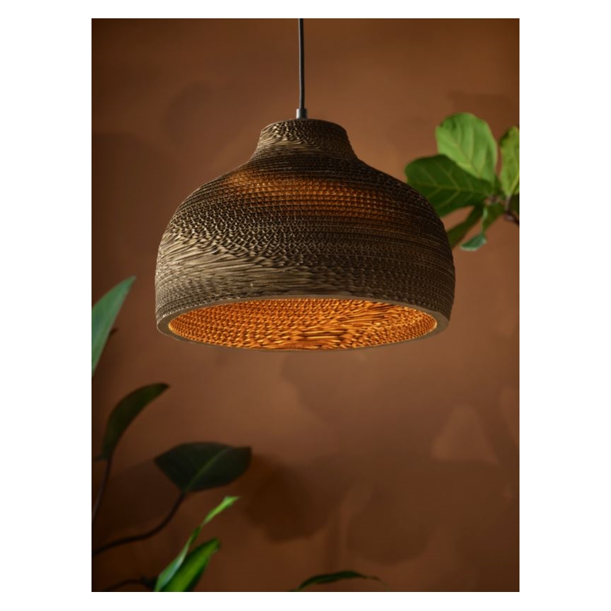 Ledvance - Hanglamp aan een koord DECOR CARDBOARD 1xE27/15W/230V diameter 36 cm