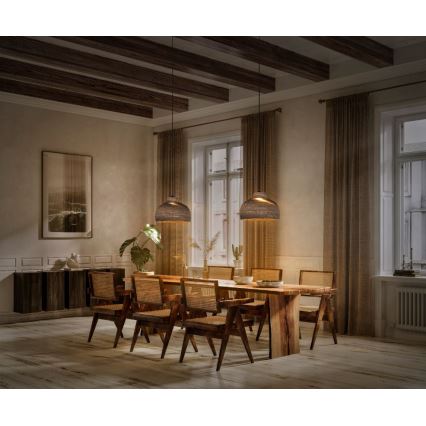 Ledvance - Hanglamp aan een koord DECOR CARDBOARD 1xE27/15W/230V diameter 36 cm