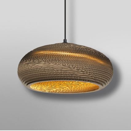 Ledvance - Hanglamp aan een koord DECOR CARDBOARD 1xE27/15W/230V diameter 40 cm