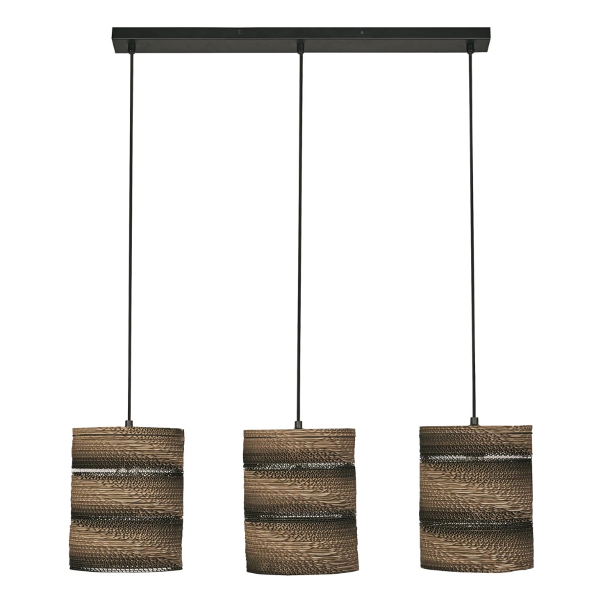 Ledvance - Hanglamp aan een koord DECOR CARDBOARD 3xE27/15W/230V