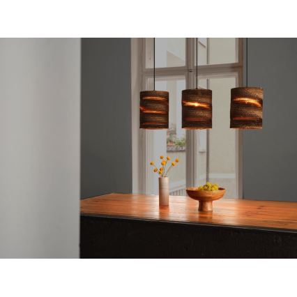 Ledvance - Hanglamp aan een koord DECOR CARDBOARD 3xE27/15W/230V