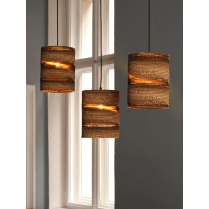 Ledvance - Hanglamp aan een koord DECOR CARDBOARD 3xE27/15W/230V