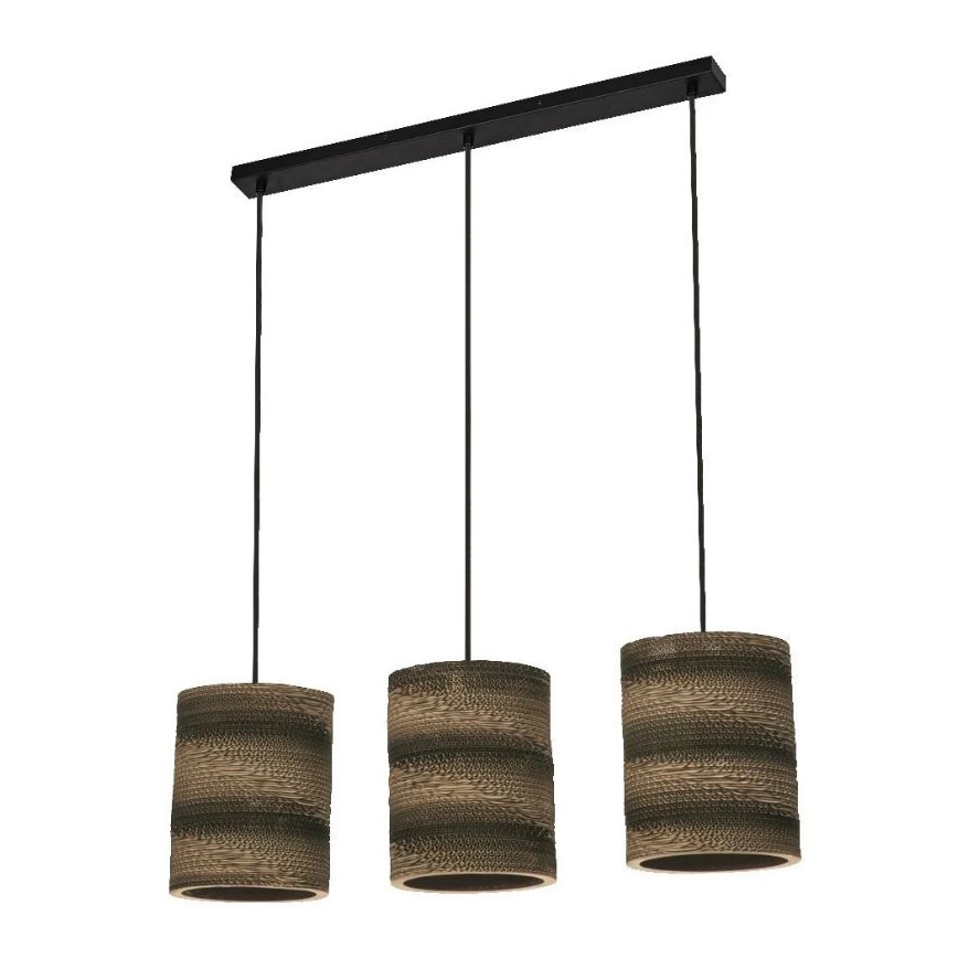 Ledvance - Hanglamp aan een koord DECOR CARDBOARD 3xE27/15W/230V